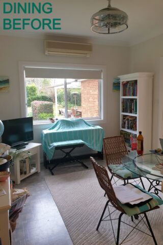 Dining room before renovation