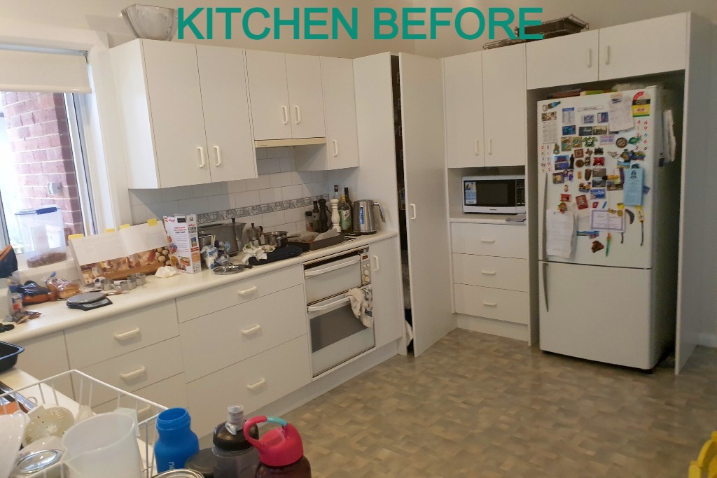 kitchen renovation before and after